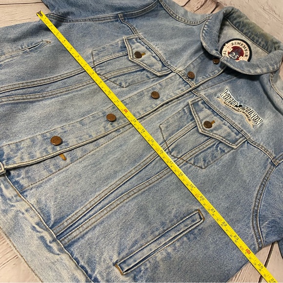 Vintage 1996 Walt Disney World Reunion Denim Jean Jacket unisex - Picture 8 of 10